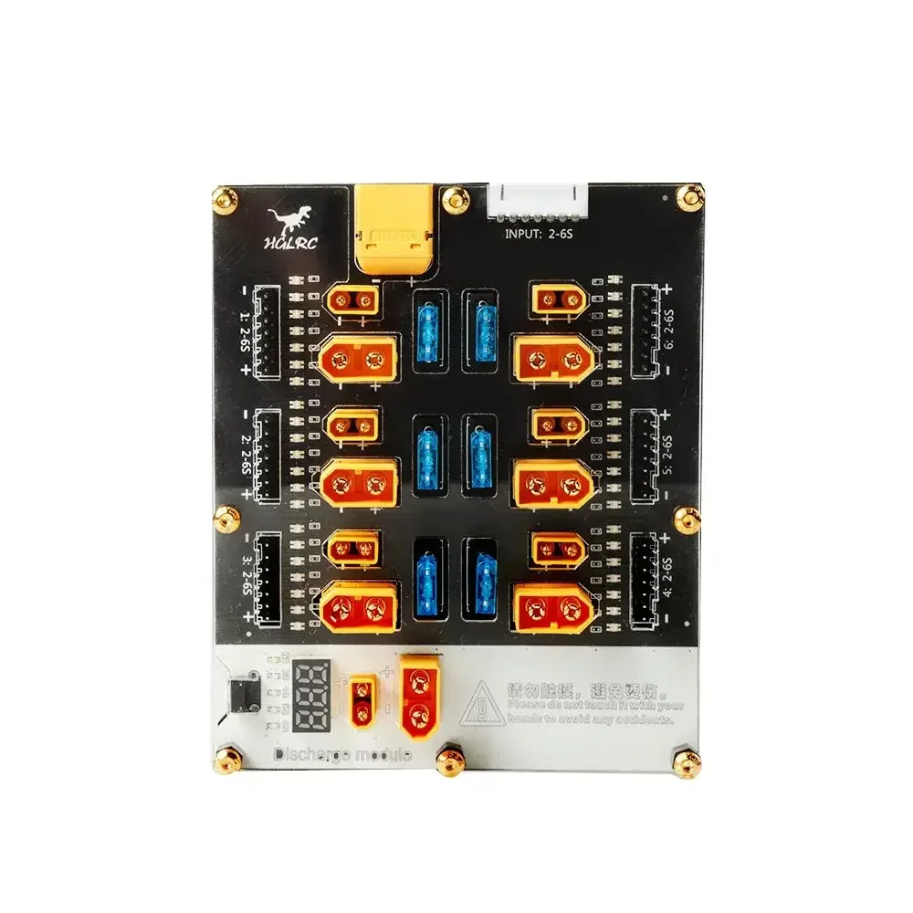 Фото HGLRC Thor Pro 6-портовое балансное зарядное устройство для LIPO 40A XT60 XT30 Разъем 2-6S LIPO Разрядное устройство для IMAX B6 ISDT Q6 Nano HOTA D6 Pro P6 №2