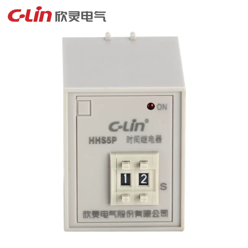 Фото Аутентичное оригинальное реле времени задержки C-Lin HHS5P AC380V AC220V DC24V 9.9S 99S 99M 9.99S 99.9S 999S №2