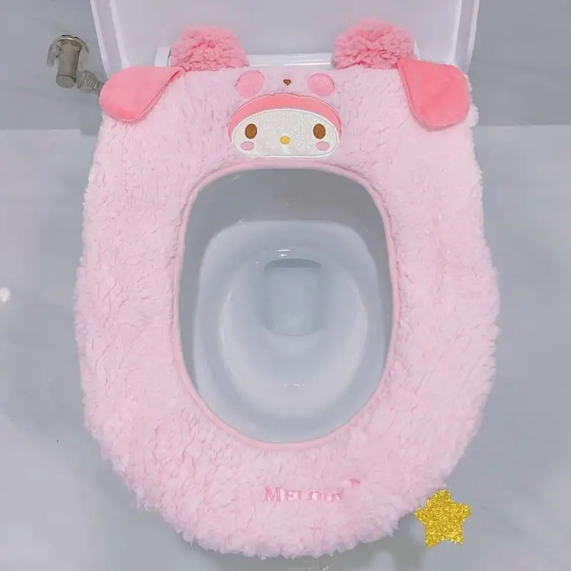 Sanrios милый коврик для унитаза Hello Kittys Kawaii подушка новый стиль домашняя мода хит продаж креативные удобные домашние элитные подарки (art.: 3920d1026f6fd) - 3920d1026f6fd