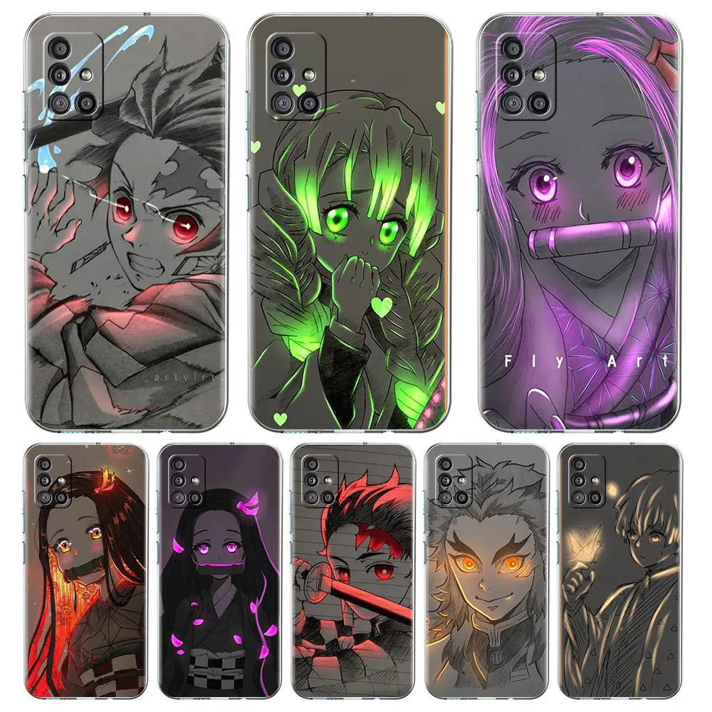 Прозрачный чехол для Samsung Galaxy A52 A12 A51 A32 A21s A71 A32 A22 50 A70 A31 A72