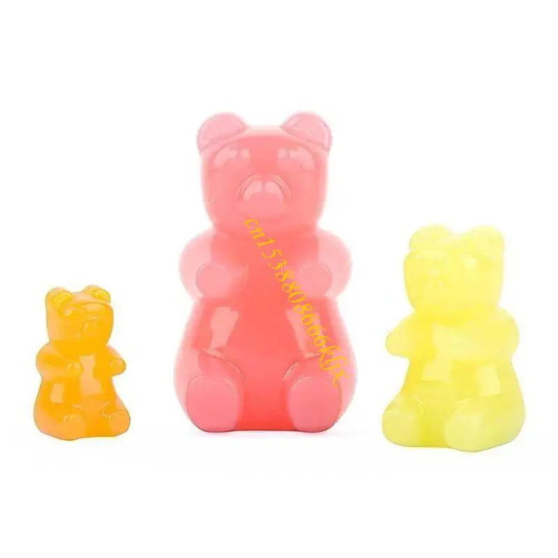 Фото Gummy Bear Candy Silicone Loote Cake шоколадный кулон -ювелирные изделия Diy 066c №2