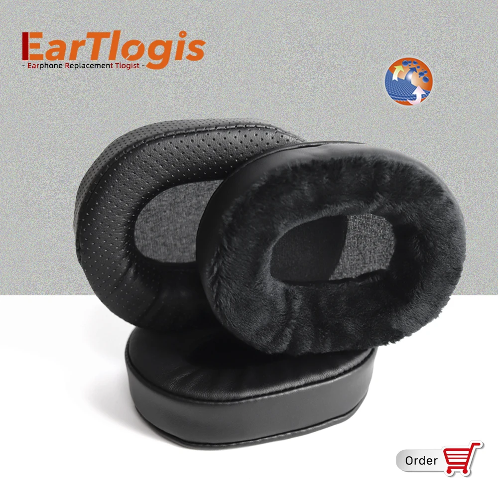 Фото Сменные амбушюры EarTlogis для Sony MDR-NC60 MDR-D333 MDR-BT50, детали гарнитуры, чехол для наушников, подушка, чашки, подушка №2