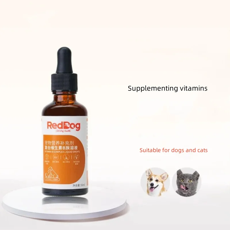 RedDog Комплексное питание с витамином B 50 мл, волосы для домашних животных, пальто, здоровье кожи и ногтей для кошек и собак (art.: 3920cf263ea39) - 3920cf263ea39