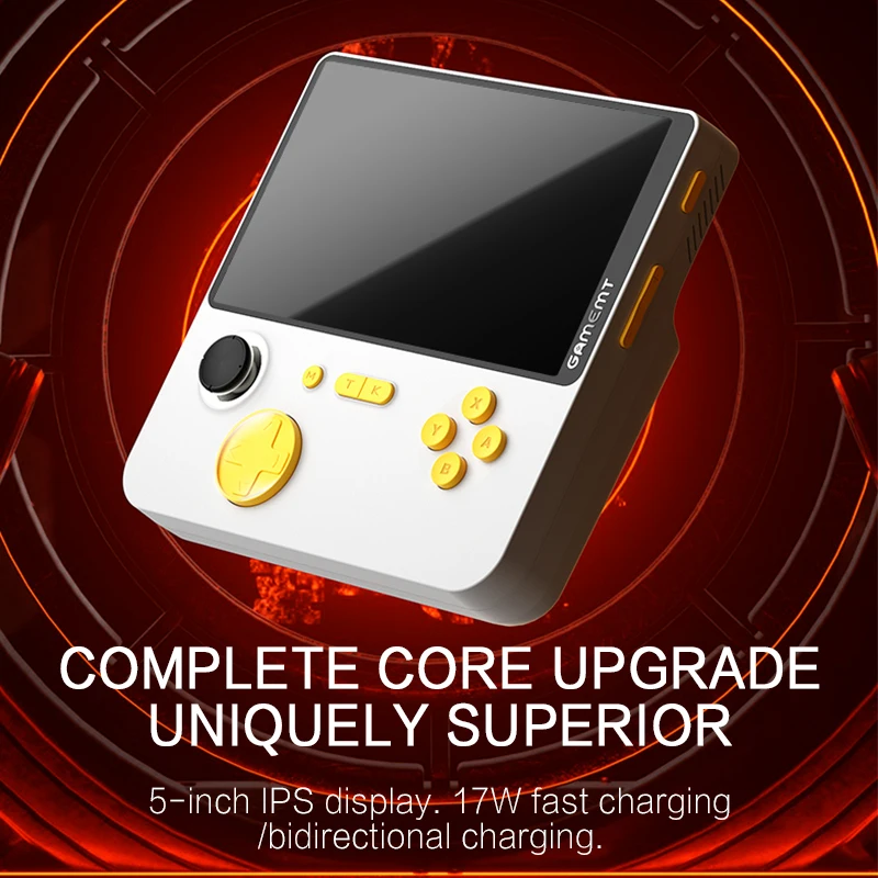 Портативная игровая консоль E5 с 5-дюймовым экраном IPS HD поддерживает 13 симуляторов быстрой зарядки 22 Вт идеально подходи...