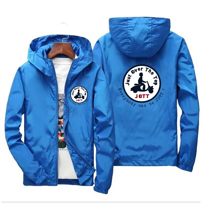 Фото JOTT-Chaqueta de piloto para hombre y mujer, неформальные с cremallera y capucha, primavera y verano, 2024 №3
