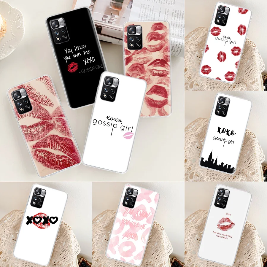 Телефонный чехол Сплетницы для Xiaomi Mi 12 10 Lite 12X 12T 13 5G 11T 10T Pro 11i 11 Ultra 9 8 6X 5X Capa Coque Fundas TPU Capa Shel