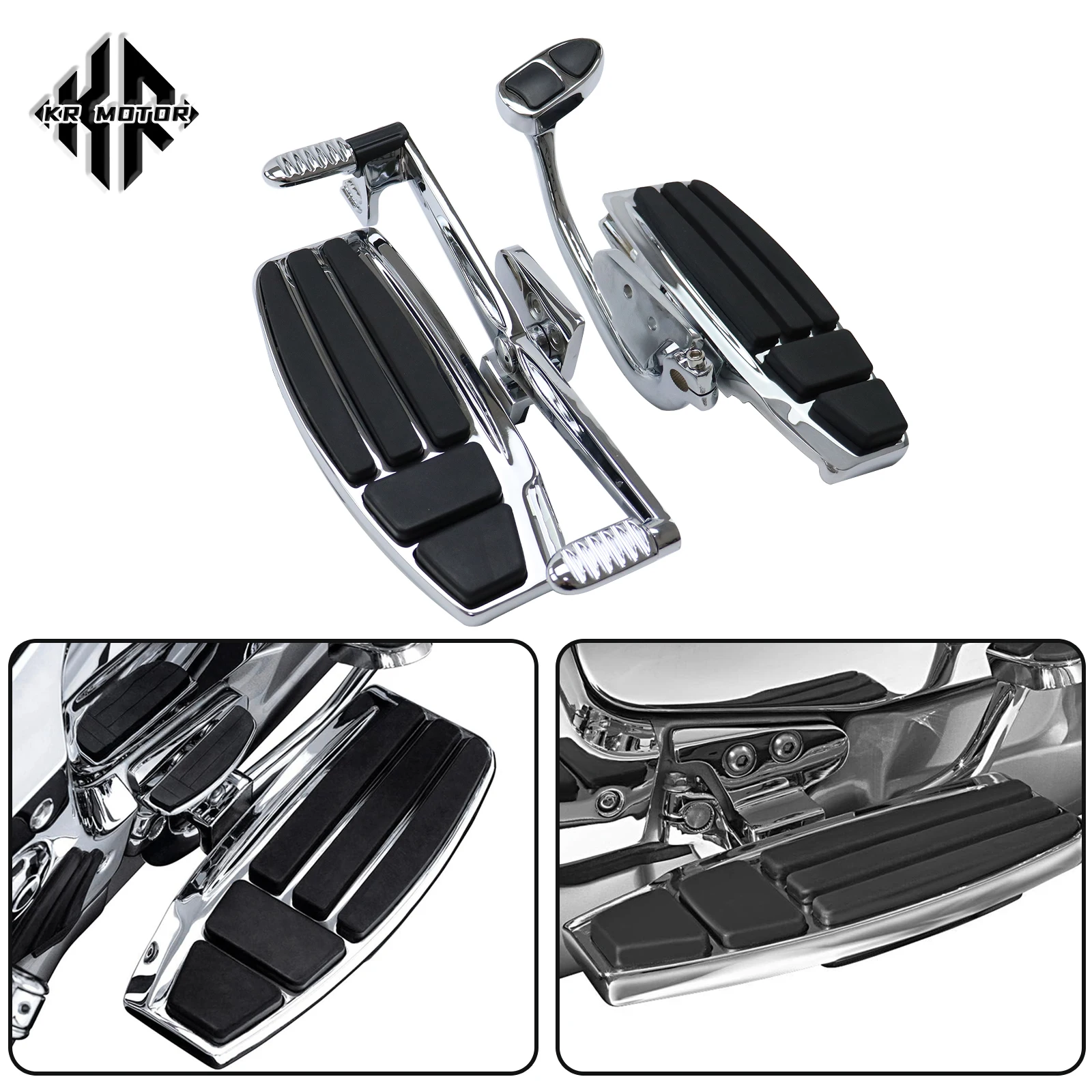 Подходит для Honda GoldWing GL1800 ABS GL1800A Valkyrie GL1800C F6B GL1800B 2001-2017 комплект педалей для пола водителя мотоцикла
