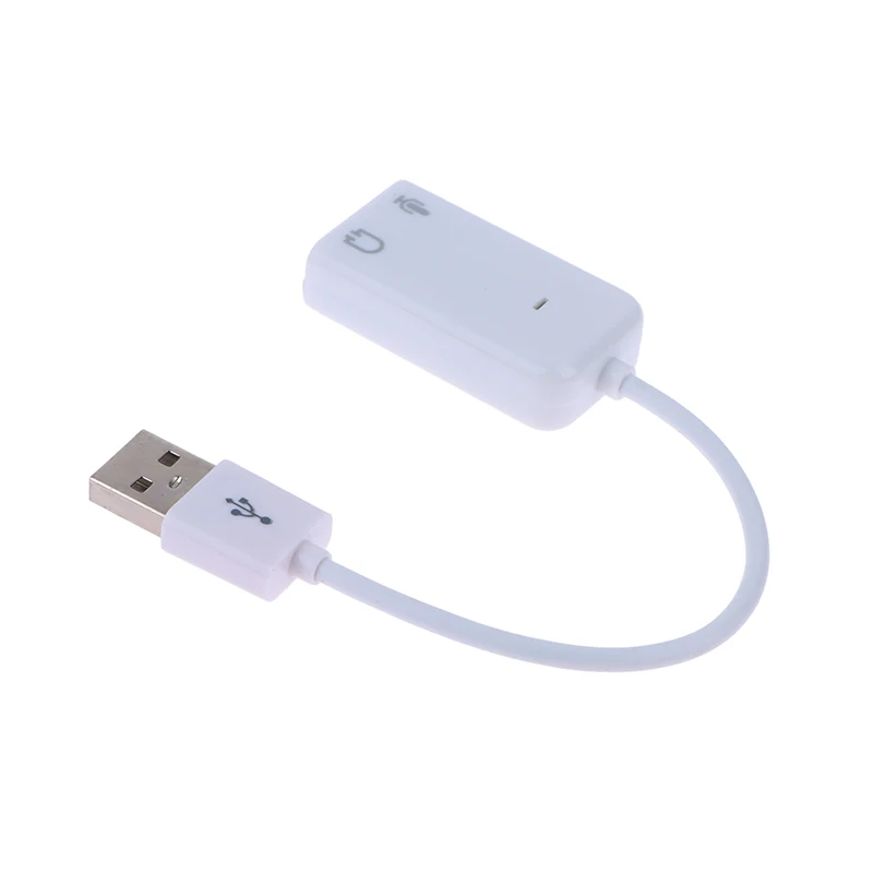 Фото Внешняя звуковая карта USB 2,0 к разъему, 3D Аудио гарнитура, микрофон, наушники, 7,1 каналов, 5HV2 адаптер для ноутбука №3