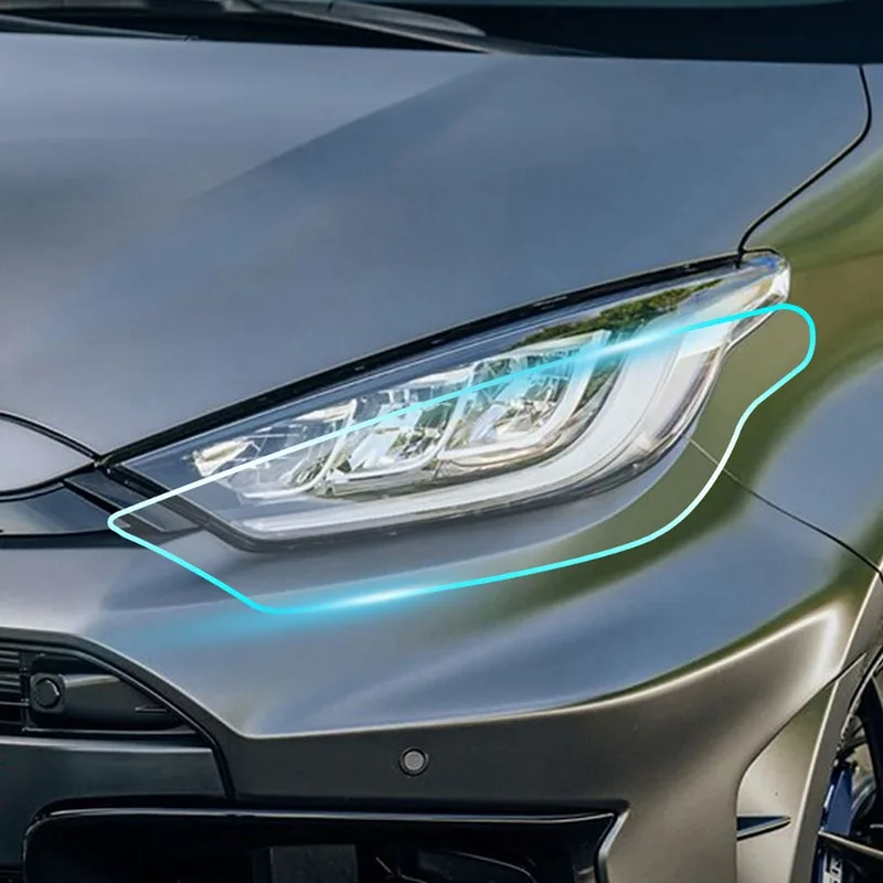 Для Toyota GR Yaris 2024 2025 внешняя фара автомобиля против царапин, передняя лампа, оттенок, защитная пленка из ТПУ, аксессуары для ремонта