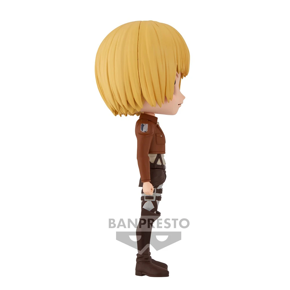 Фото Оригинальная Коллекционная Фигурка Banpresto Q Posket Attack On Titan Armin Arlert 140 мм аниме экшн-модель игрушка подарок для детей №2