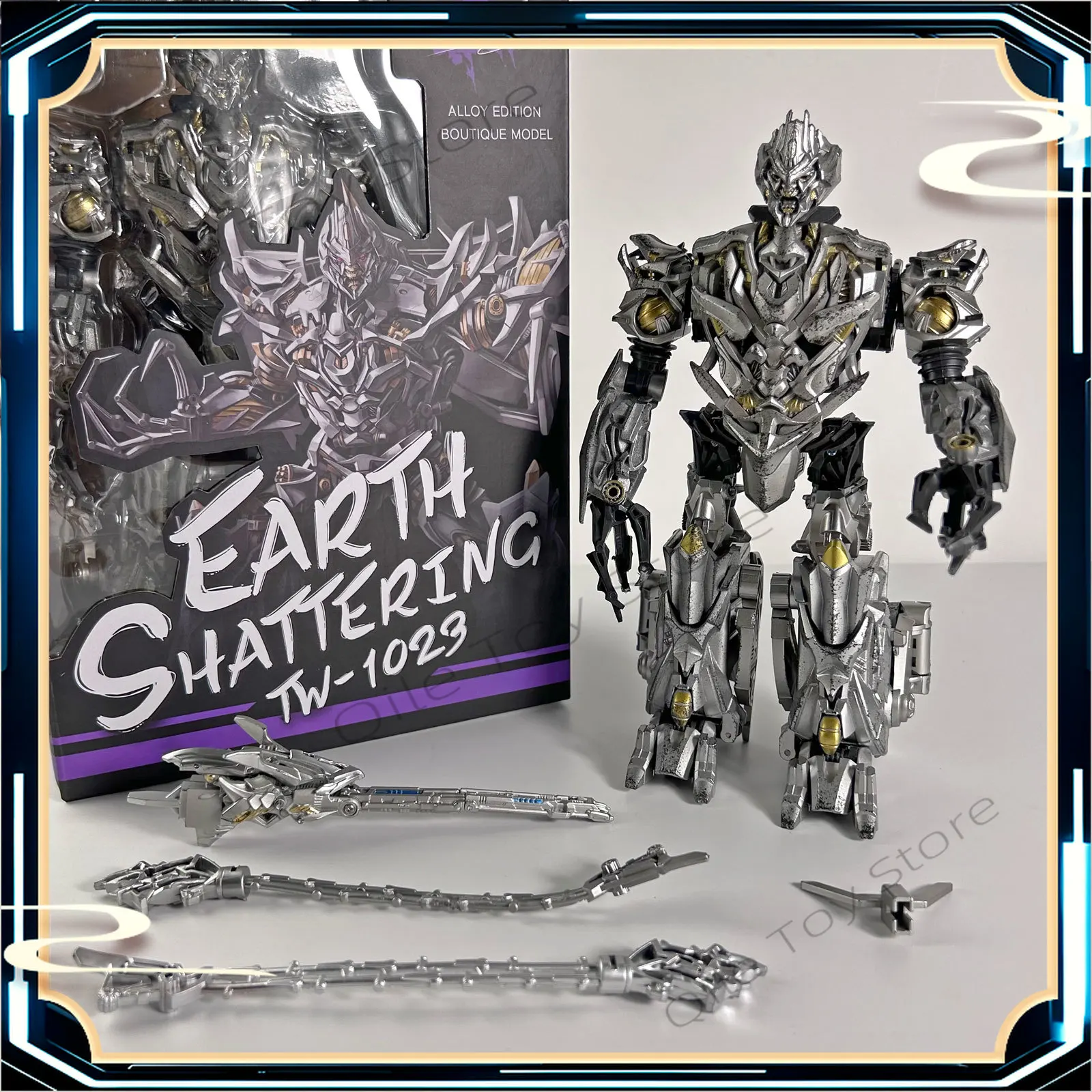 В наличии Transformed Toys BAIWEI TW1023 Mega Galvatron Masterpiece KO Фигурка Игрушка Модель фильма Megotron Автомобильный робот