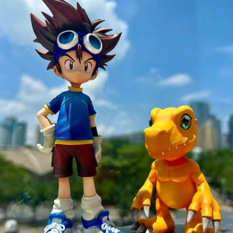 Фото Новые приключенческие фигурки Digimon Gomamon Patamon Gabumon Tentomon Tailmon Palmon Piyomon Agumon аниме орнамент Gk модель игрушки подарки №2