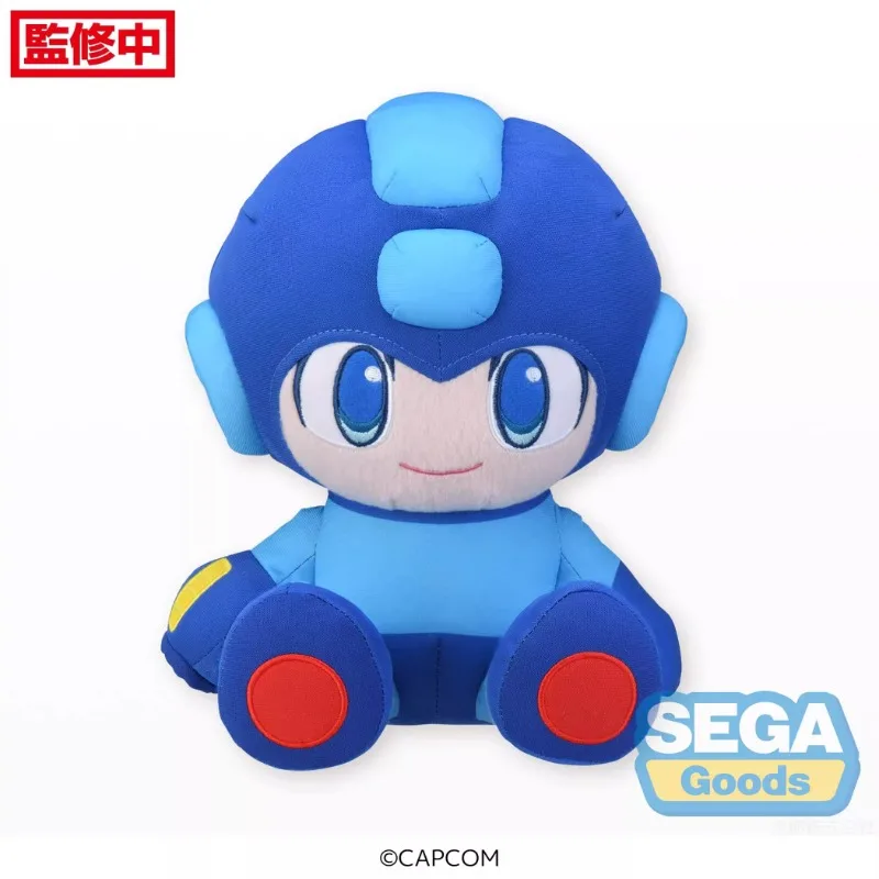 В наличии оригинальные плюшевые игрушки SEGA ROCKMAN с персонажем мультфильма, коллекция праздничных подарков
