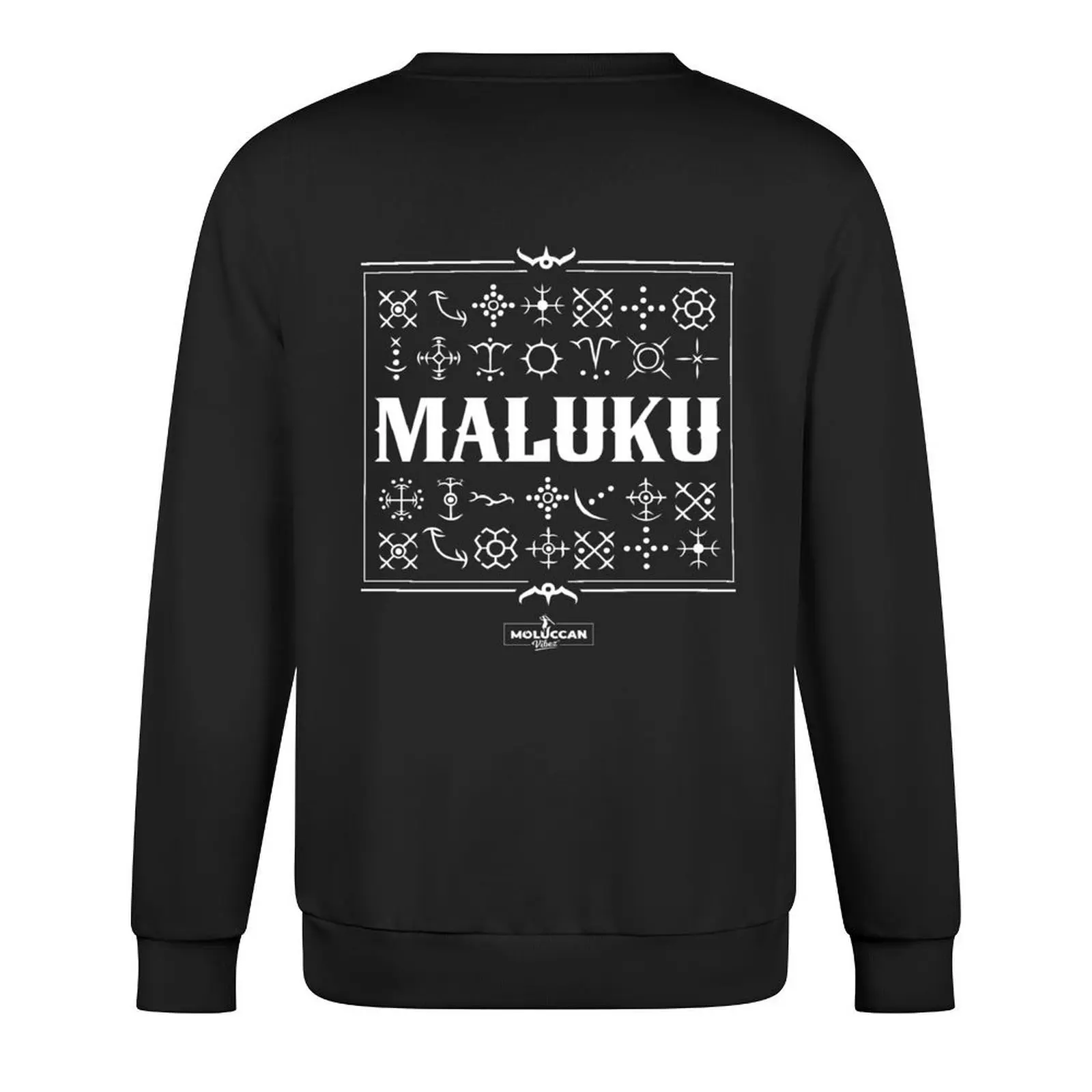 Фото MALUKU-Alifuru Tekens Design пуловер аниме одежда мужская одежда спортивный костюм мужские спортивные костюмы эстетические толстовки №3