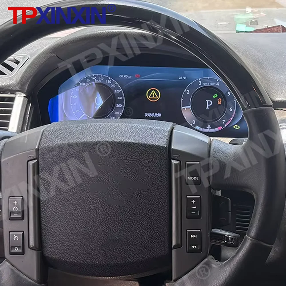 Автомобильный экран спидометра, виртуальный кабин для Range Rover Sport 2005-2009, приборная панель, авто инструмент, цифровой кластерный счетчик, головное устройство