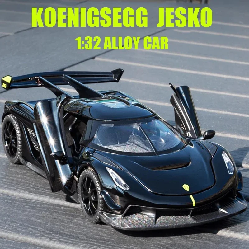 1:32, модель KOENIGSEGG JESKO, искусственный сплав, литая и Игрушечная машина, автомобили, украшения, игрушки для детей, подарок для мальчика