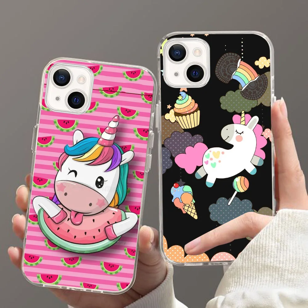 Фото Мягкий чехол TS-25 с единорогом для Tecno POP 4 AIR 5 5P Camon 15 16 17 17P 18 18T 18P 18i 19 Premier Neo Pr №4