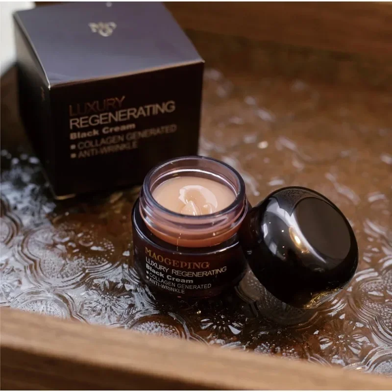 Фото Подлинный оригинальный MAOGEPING LUXURY REGENERATING Черный крем Роскошный уход за кожей Увлажняющий питательный укрепляющий восстанавливающий ночной крем №2