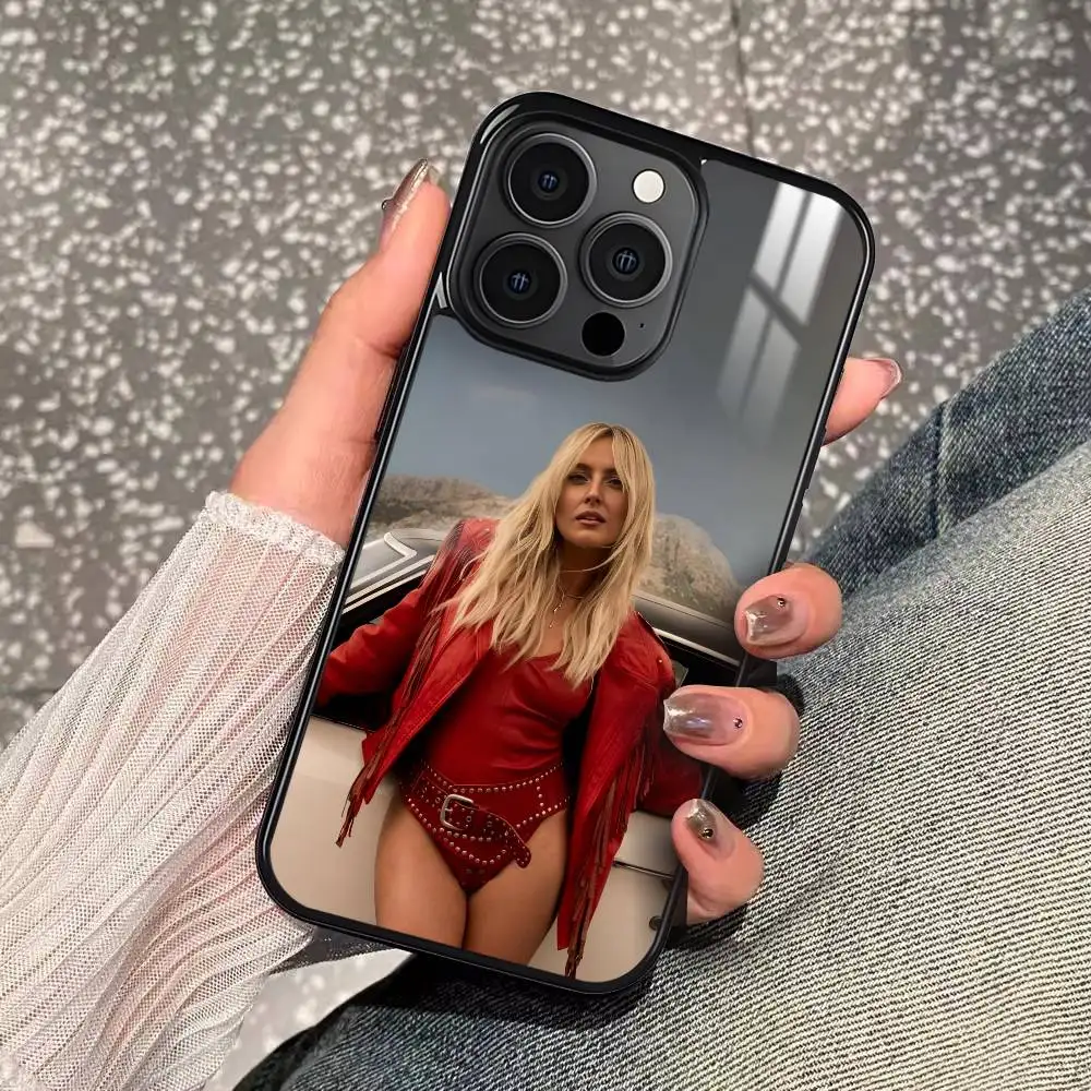 Singer P-Perrie Edwards Cool Phone Case For iPhone 16 15 14 13 12 11 Pro Max Plus Mini Magnetic Magsafe Wireless Charging Cover