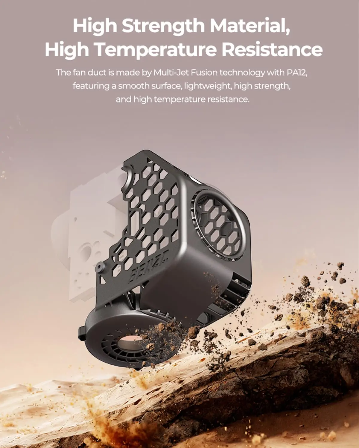 Вентилятор Creality BEN2C NAUTILUS K1 MAX 360° °   Круговой канал охлаждающего вентилятора для обновленного аксессуара для 3D-принтера K1 MaxK1CK1 SE (art.: 3920cc35814a1) - 3920cc35814a1