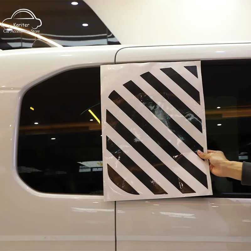 Для Honda N-BOX JF3 JF4 2017-2021 автомобильные задние боковые стекла тянущиеся наклейки автомобильные аксессуары