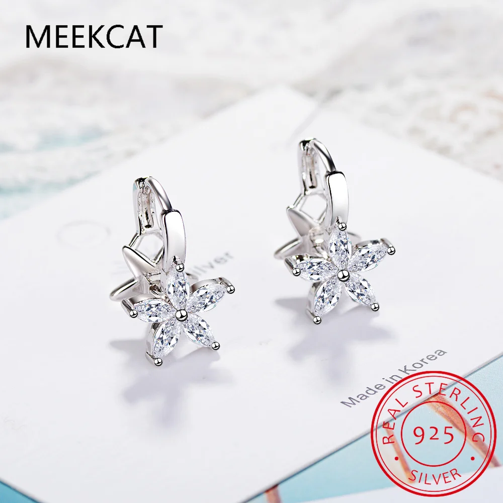 Фото Серьги-кольца женские из серебра 925 пробы, 3 мм №3