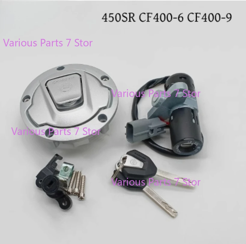 Для CFMOTO CF MOTO 450SR CF400-6 CF400-9 CF MOTO аксессуары мотоциклетный переключатель зажигания крышка топливного газа набор ключей