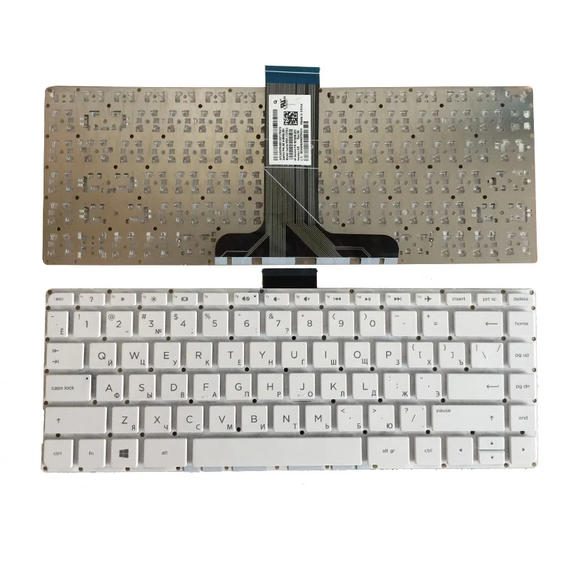 Русская клавиатура для ноутбука HP Pavilion x360 13-S 13-s000 13t-s000 13-s100 13-s200 13-S Series 901658-251, белая
