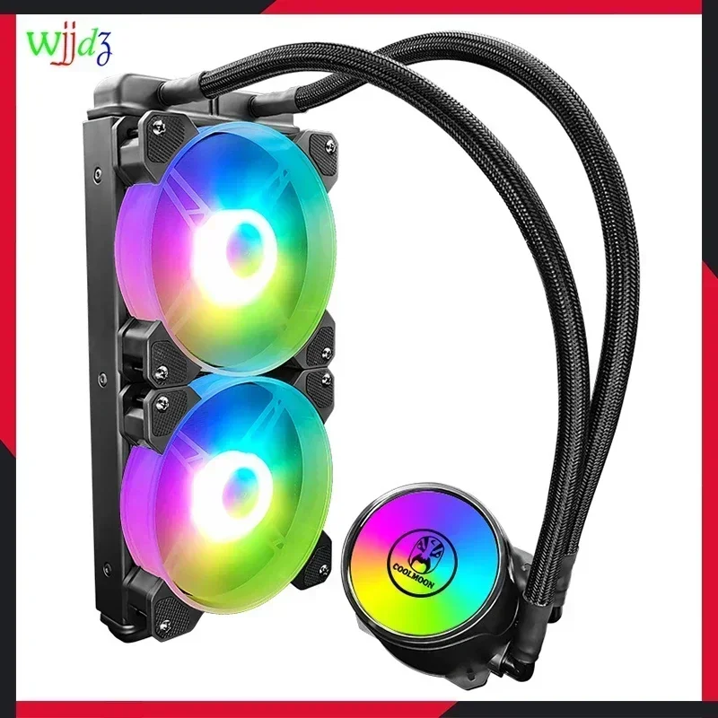 Кулер компьютерный с RGB-подсветкой и водяным охлаждением, 240