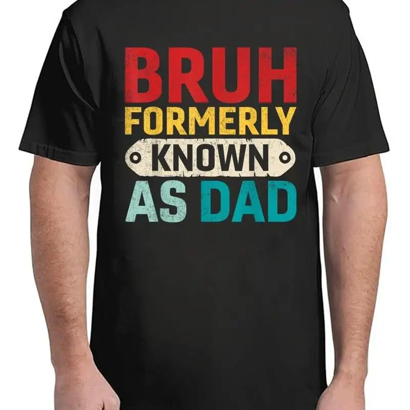 Футболка Bruh Formerly Known As Dad в стиле гранж Feel S 4XL