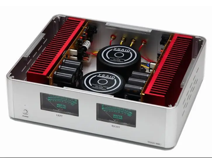 Усилитель мощности HIFI pure post-stage, 300 Вт * 2 MK2, супер класс A, сбалансированный вход RCA, MJL4302 MJL4281 Соотношение сигнал-шум: ≥ 100 дБ