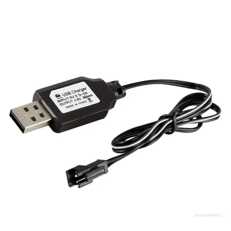 4,8 В мА USB зарядное устройство кабель адаптера питания с разъемом SM 2P для никель-кадмиевой батареи радиоуправляемых автомобилей Прямая поставка