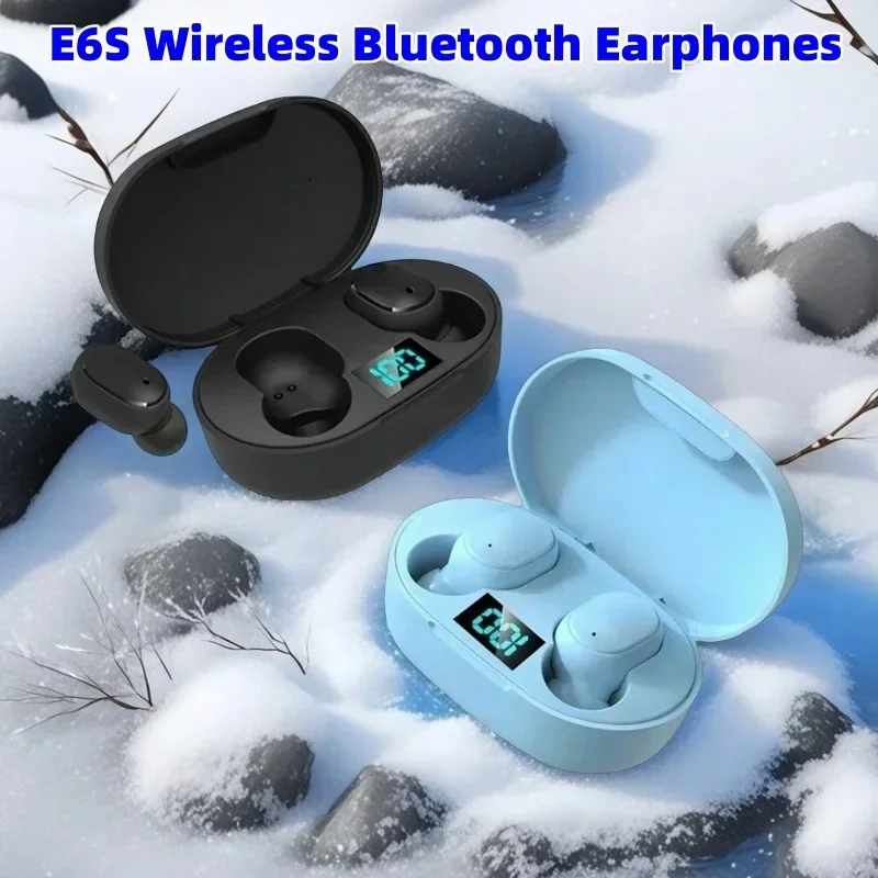 E6S Беспроводные Bluetooth-наушники Беспроводные наушники TWS-гарнитура с шумоподавлением и микрофоном Наушники