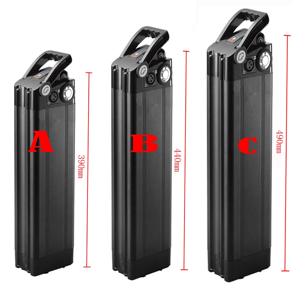 Фото 18650 Cell eBike Battery 48V 30AH 25AH 20Ah Литий-ионный аккумулятор Silver Fish для 500W 750W 1000W 1500W Электрический велосипед Akku №2