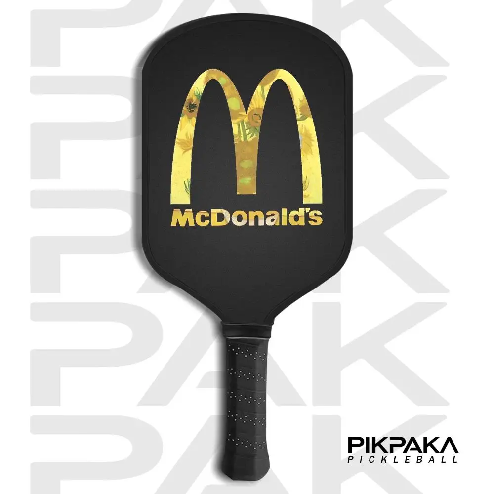 Прохладное весло для пиклбола M-Mc-Donald'sS T700, углеродное волокно, 16 мм, сотовый сердечник, пескоструйная поверхность, удобная ручка, ракетка