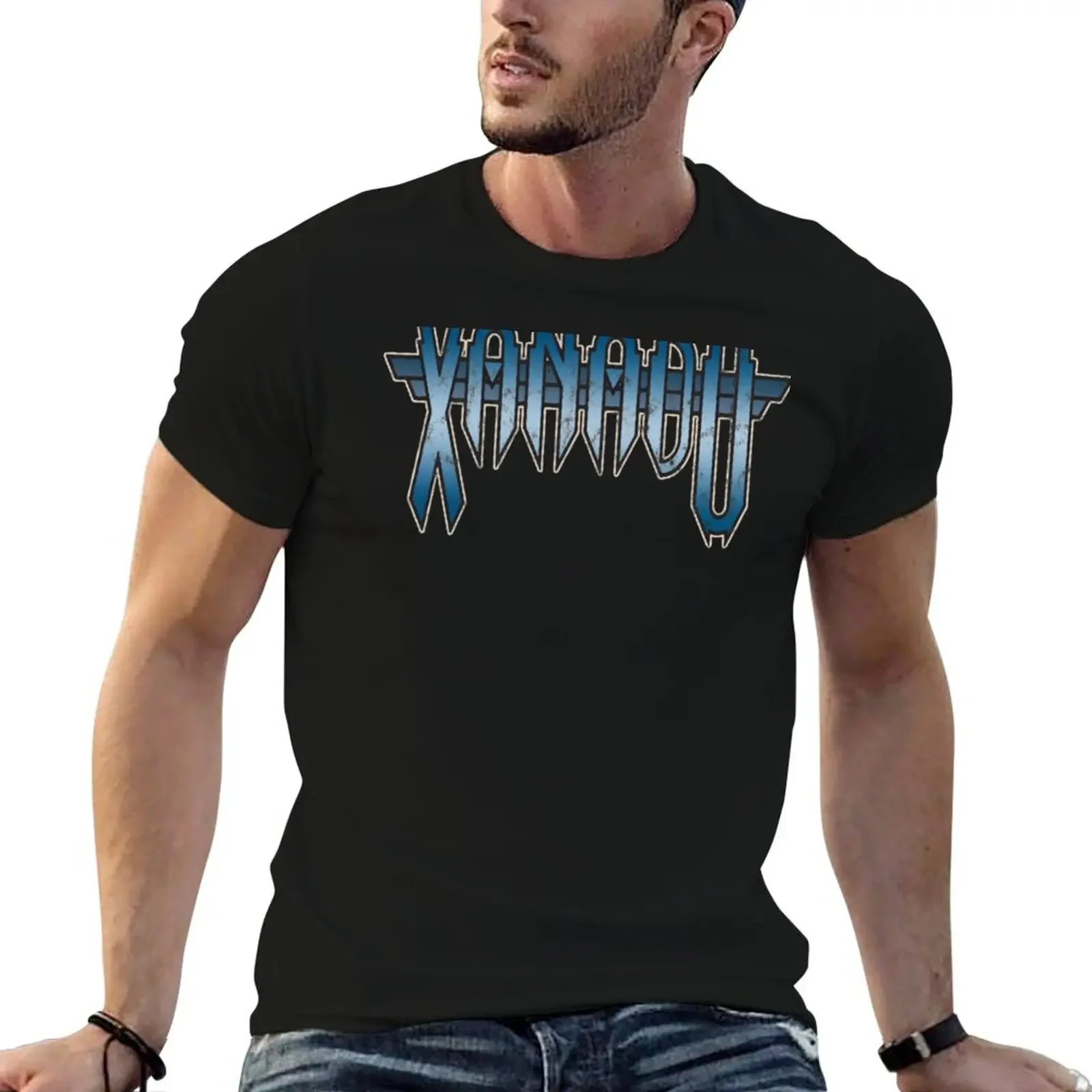 Футболка Xanadu [Worn Look], летние топы, эстетичная одежда, топы, облегающие футболки для мужчин
