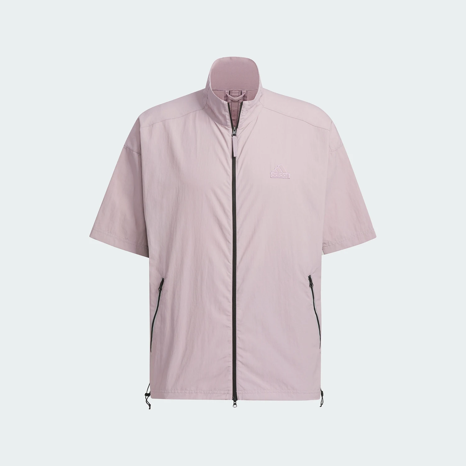 Фото Adidas подлинная мужская тканая куртка с короткими рукавами FUSTL WV SHIRT JI9888 №4