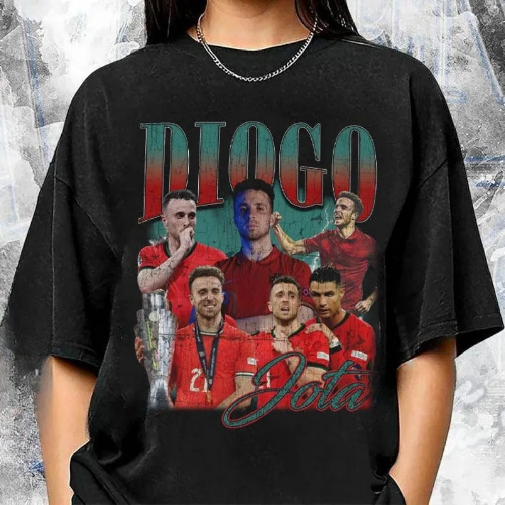 Футболка Diogo Jota Футболка RIP Jota 1996–2025 Мерч Футболка Унисекс Streewear Футболка с короткими рукавами Топ y2k