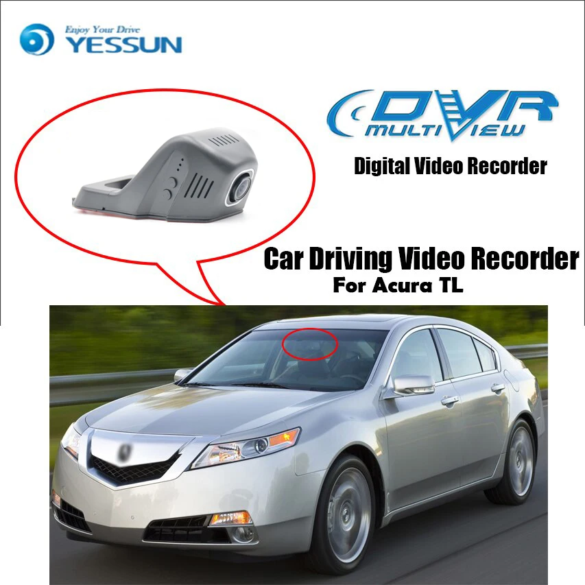 YESSUN для Acura TL автомобильный Wifi DVR мини-камера для вождения видео регистратор Novatek 96658 регистратор видеорегистратор ночное видение