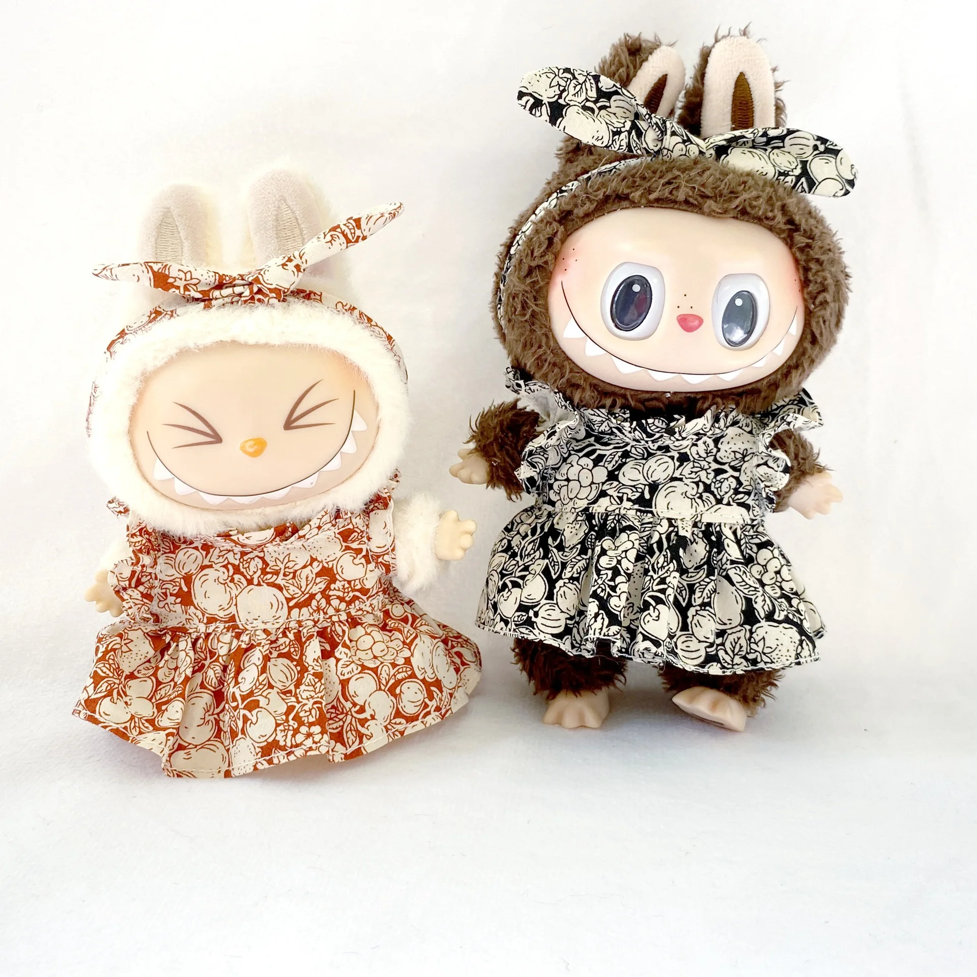 Платье Labubu Berry, вязаный кардиган, повседневный костюм для 17 см, Labubu Ropa, Корея, аксессуары для кукол Kpop Exo