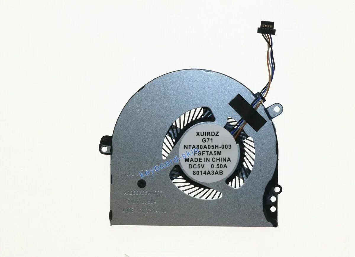 Новый охлаждающий вентилятор для процессора ноутбука HP 15-CC Series 15-CC707TX 15-CC708TX 15-CC709TX 15-CC710TX 15-CC711TX
