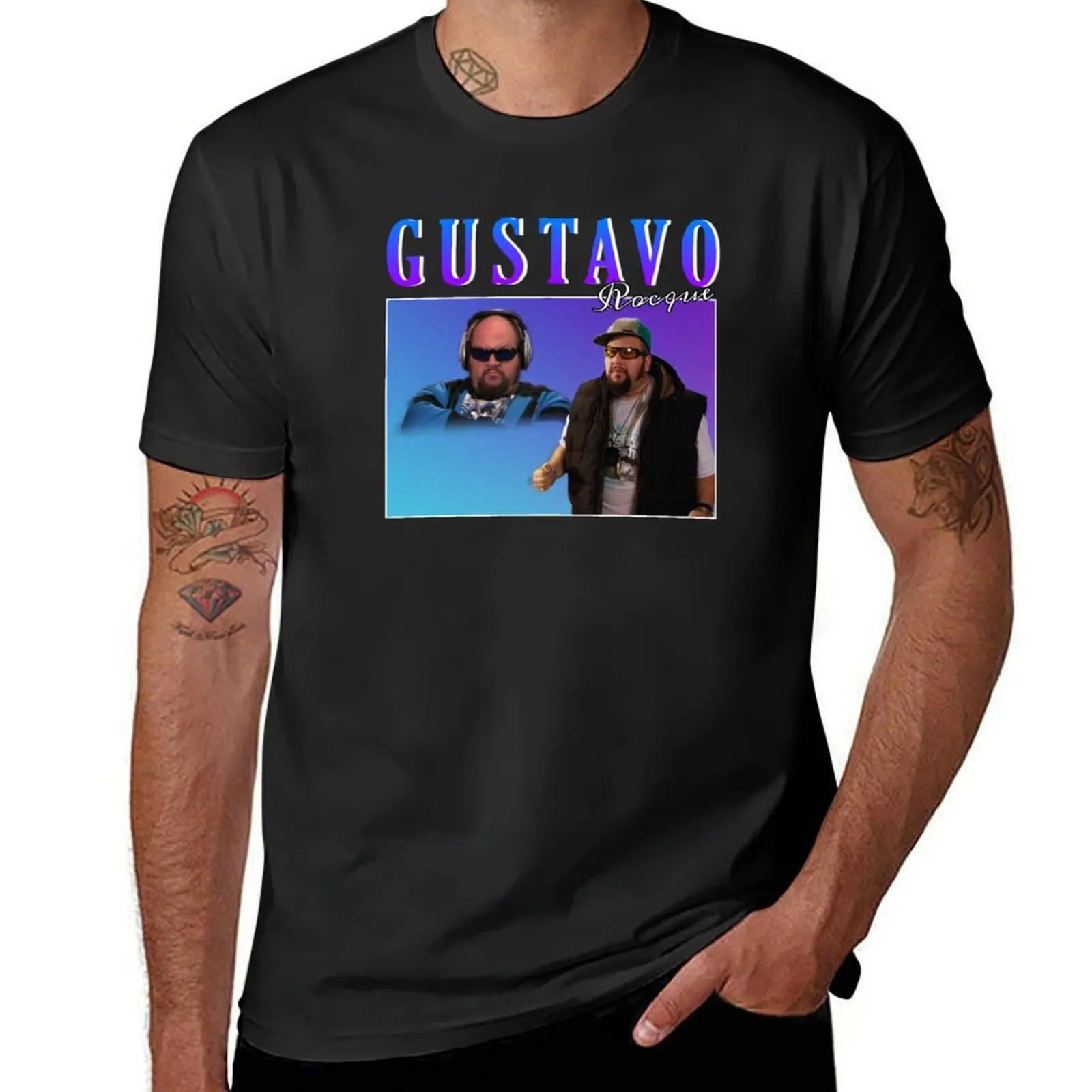 Футболка Gustavo Rocque для мальчика, великолепные топы, мужские футболки с графическим рисунком, большие и высокие