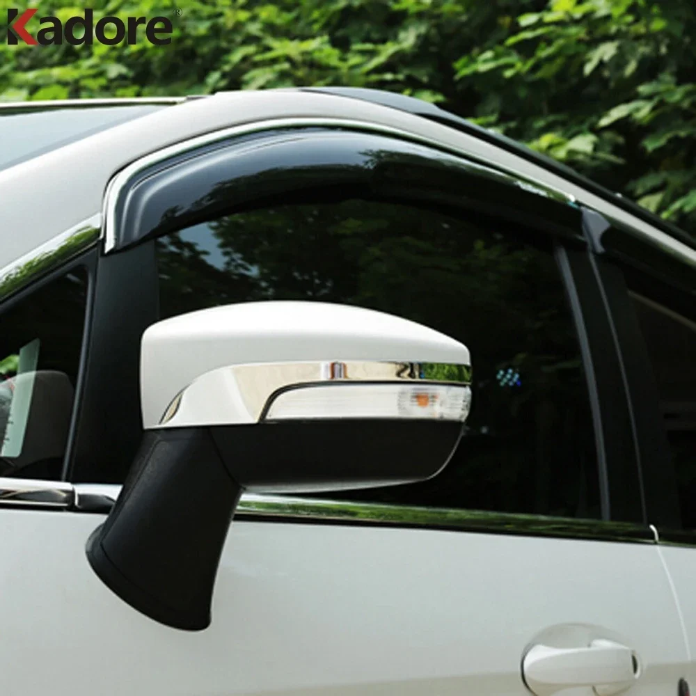 Фото Для Ford Kuga Escape Ecosport 2013 2014 2015, хромированные боковые зеркала заднего вида, полоса, накладка, молдинг, рамка, автомобильные аксессуары №2