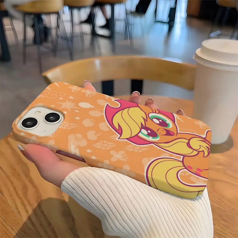 MINISO-My P-Ponys L-Little чехол для телефона для IPhone 16, 15, 14, 13, 12, 11 Pro Max XS XR XSMax 6, 7 8 Plus глянцевый HD-пленочный чехол