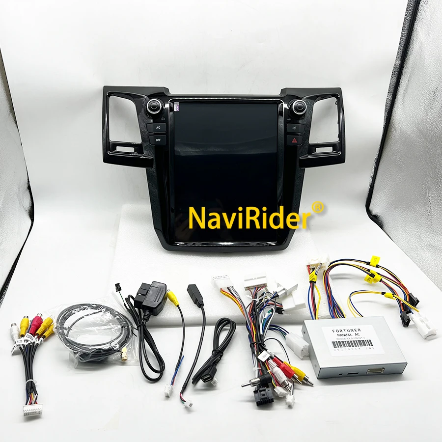 Вертикальный экран 12,1 дюйма Android для Toyota Fortuner 2010 Hilux Srv 2012 GPS Carplay Автомагнитола мультимедийный видеоплеер головное устройство (art.: 3920c5b459840) - 3920c5b459840
