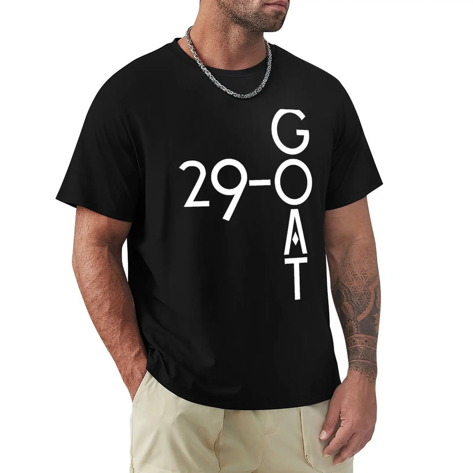 Футболка 29-GOAT KHABIB, корейские модные заготовки, аниме одежда, винтажные мужские футболки, повседневные стильные