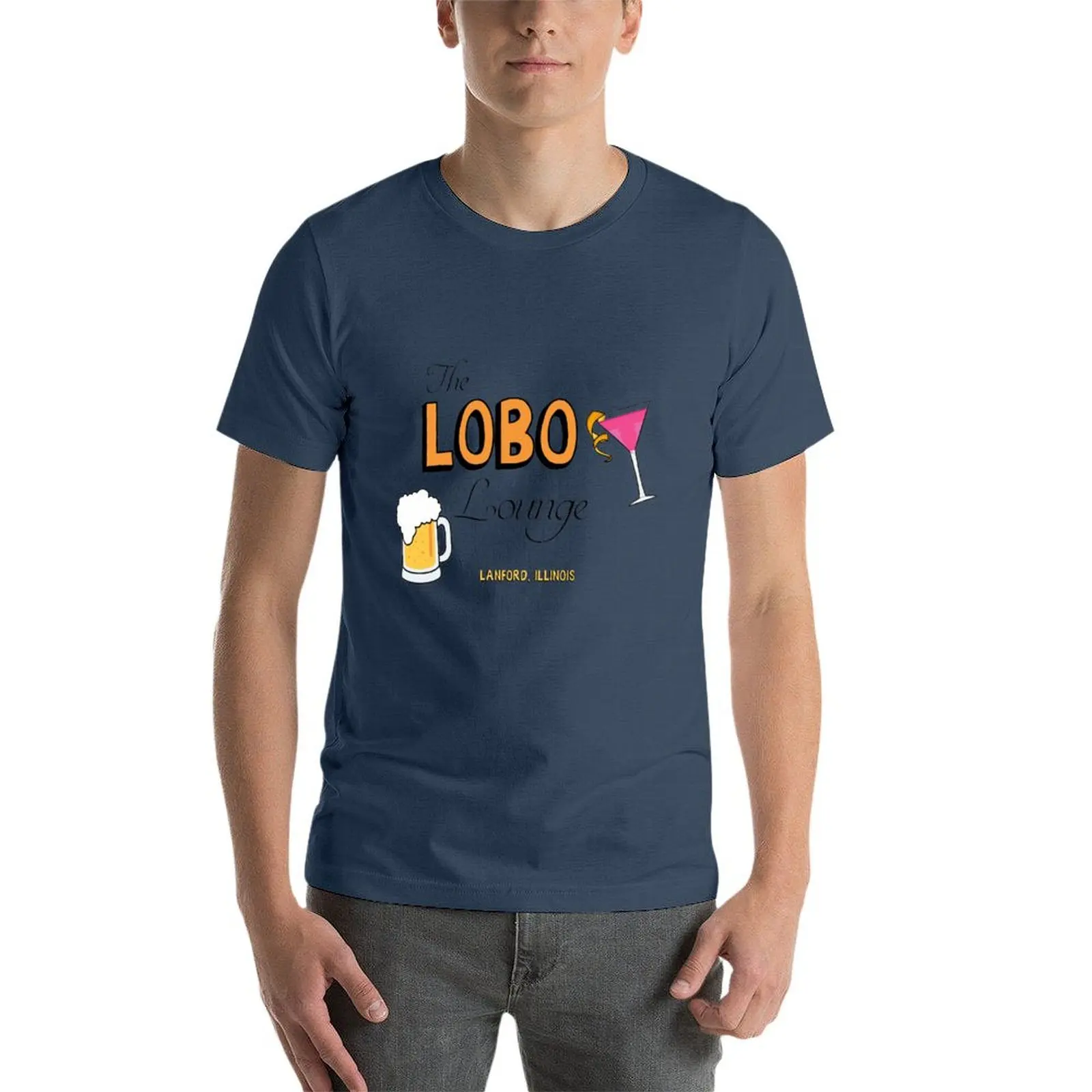 Фото Футболка Lobo Lounge-Roseanne, мужская футболка из 100% хлопка, люксовый бренд, забавные футболки, мужская футболка, дизайнерская футболка №4