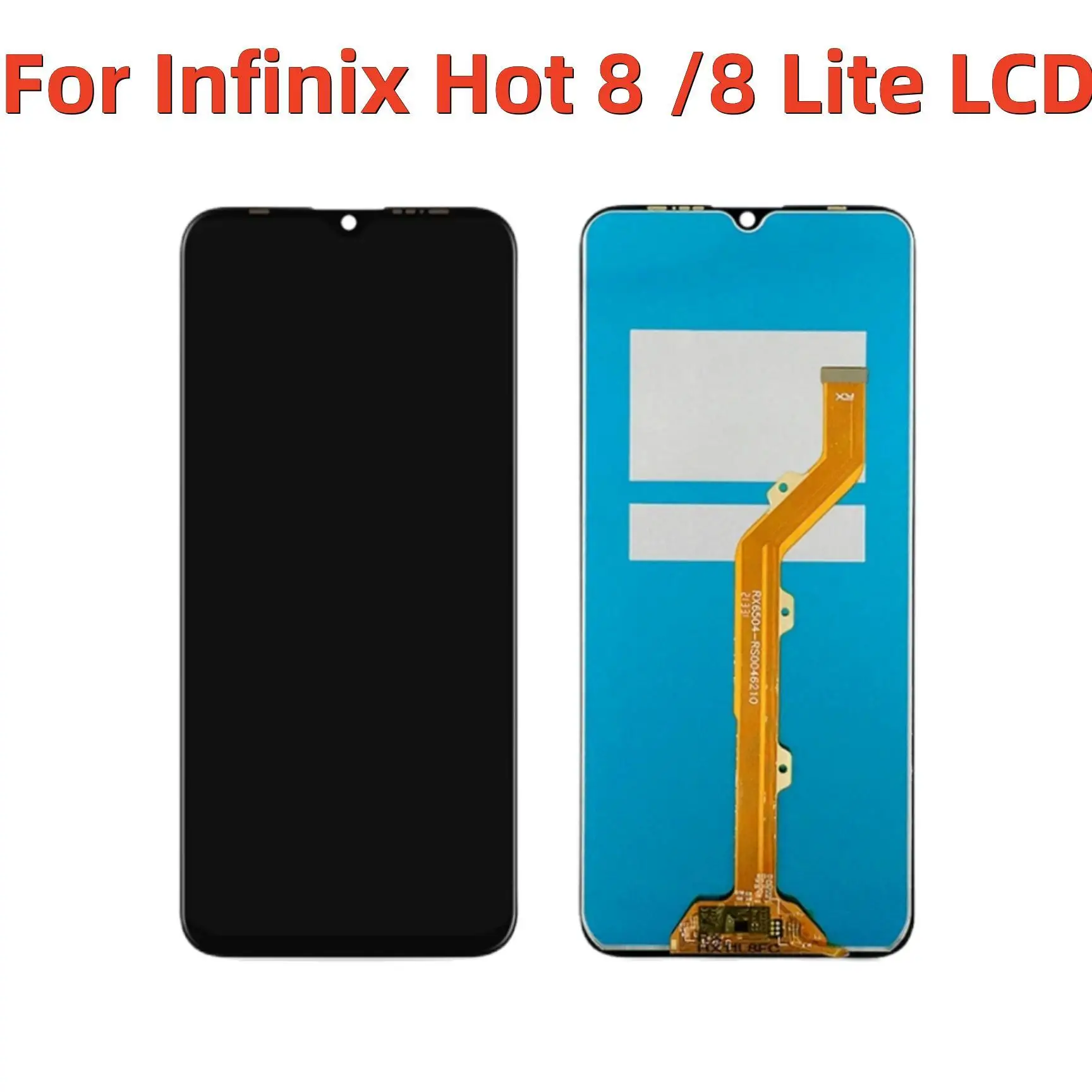 Оригинальный ЖК-дисплей для Infinix Hot 8 X650C, преобразователь сенсорного экрана в сборе для X650B X650D X650 Hot 8 Lite, замена ЖК-дисплея