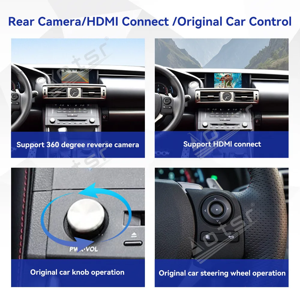 Фото Беспроводной декодер Carplay для Lexus IS 2014-2020, Android Auto Airplay HD Mirror Link, автомобильные аксессуары №5