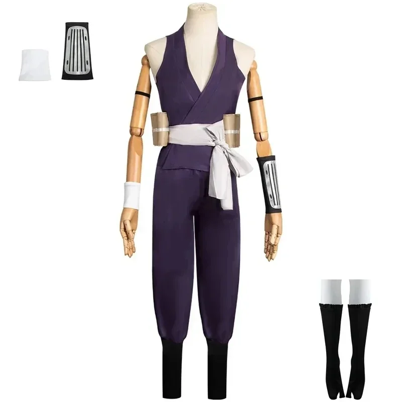 Аниме Jigokuraku Yuzuriha Косплей Костюм Парик Kunoichi Экипировка Hell's Paradise Fox Sumire Фиолетовая Униформа Хэллоуин Вечеринка Женская